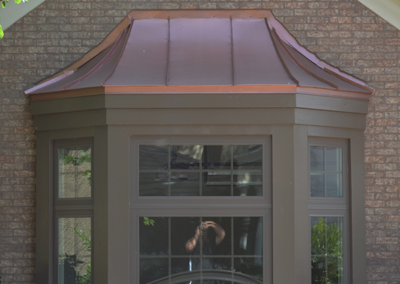 Copper Bay Window Roofing