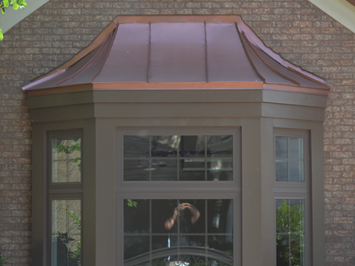 Copper Bay Window Roofing